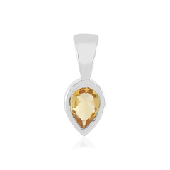 Citrine Silver Pendant