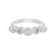 Welo Opal Silver Ring (Granulieren)