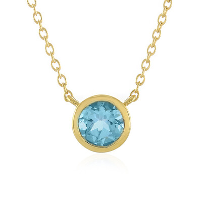 Swiss Blue Topaz Silver Necklace