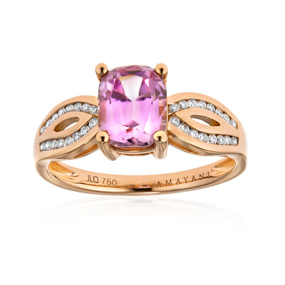 18K Pink Diaspore Gold Ring (AMAYANI)