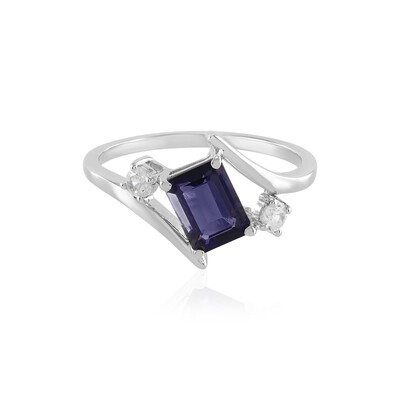 Iolite Silver Ring