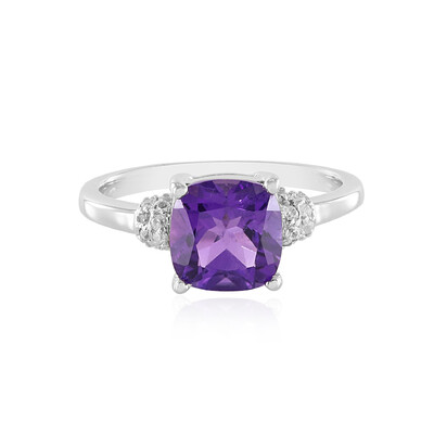 Uruguayan Amethyst Silver Ring