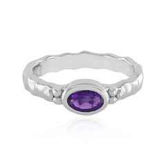 Zambian Amethyst Silver Ring