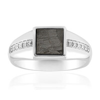 Aletai-Meteorite Silver Ring