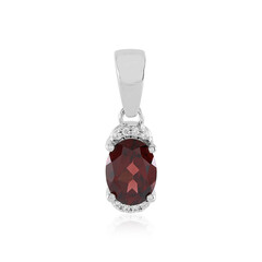 Mozambique Garnet Silver Pendant