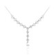 White Topaz Silver Necklace