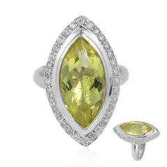 Ouro Verde Quartz Silver Ring