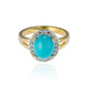 Sleeping Beauty Turquoise Silver Ring