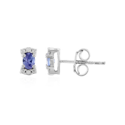 Tanzanite Silver Earrings