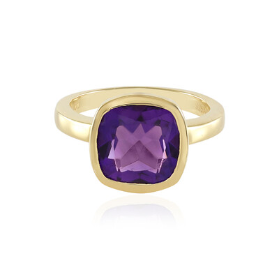 Zambian Amethyst Silver Ring