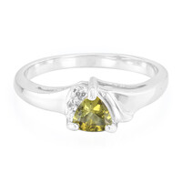 Cuprian Tourmaline Silver Ring