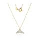 I3 (I) Diamond Silver Necklace (M de Luca)