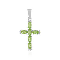 Peridot Silver Pendant