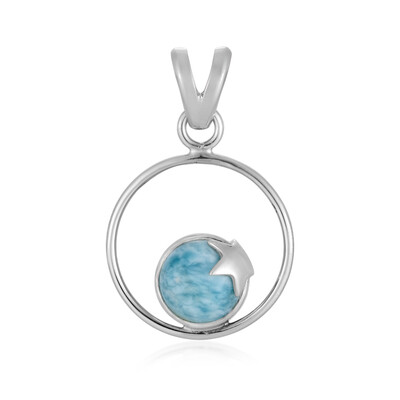 Larimar Silver Pendant