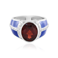 Mozambique Garnet Silver Ring