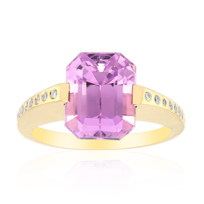 9K Patroke Kunzite Gold Ring (de Melo)