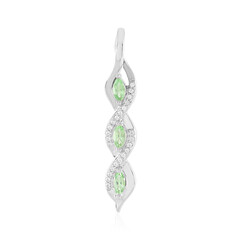 Tsavorite Silver Pendant