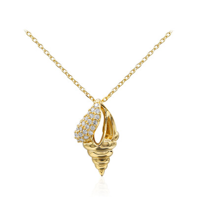 14K SI2 (H) Diamond Gold Necklace (Smithsonian)