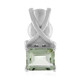 Green Amethyst Silver Pendant