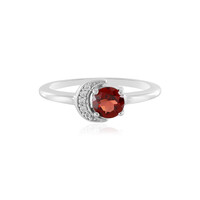 Mozambique Garnet Silver Ring