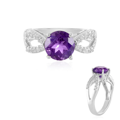 Amethyst Silver Ring