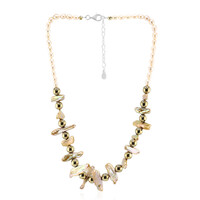 Keshi pearl Silver Necklace (TPC)