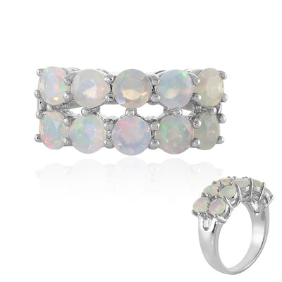 Welo Opal Silver Ring