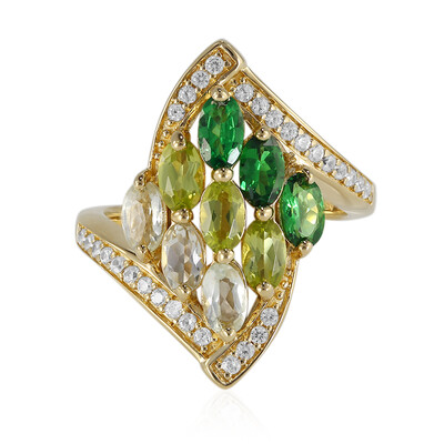 Tsavorite Silver Ring