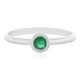 Zambian Emerald Silver Ring