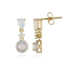 Welo Opal Silver Earrings