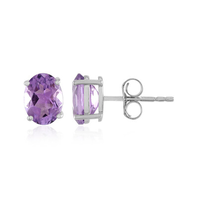 Amethyst Silver Earrings