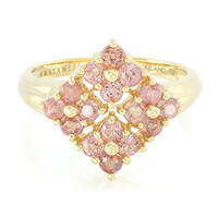 18K Unheated Padparadscha Sapphire Gold Ring (AMAYANI)