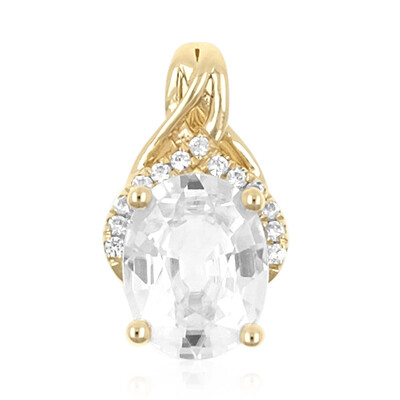 9K Zircon Gold Pendant