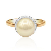 9K Golden South Sea Pearl Gold Ring (TPC)