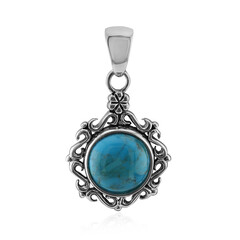 Kingman Blue Mojave Turquoise Silver Pendant (Art of Nature)