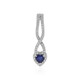 Madagascar Blue Sapphire Silver Pendant