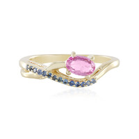 9K Ceylon Pink Sapphire Gold Ring