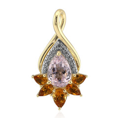 9K Brazilian Kunzite Gold Pendant (Remy Rotenier)