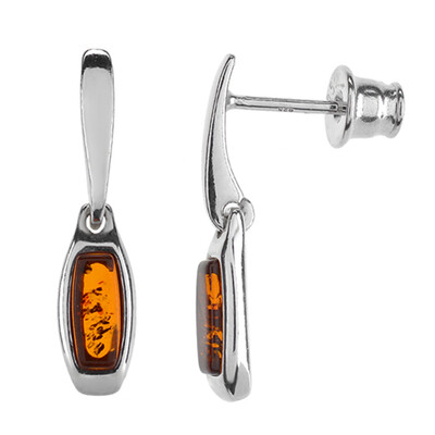 Baltic Amber Silver Earrings (dagen)