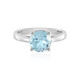 Sky Blue Topaz Silver Ring