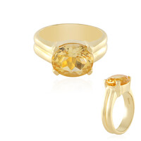 Citrine Silver Ring