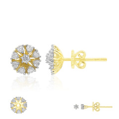 9K SI1 (G) Diamond Gold Earrings