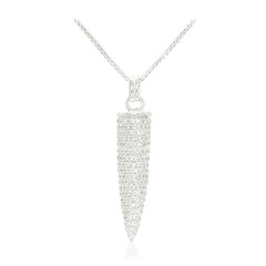 Zircon Silver Necklace