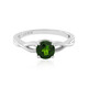 Russian Diopside Silver Ring