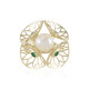 9K White Freshwater Pearl Gold Ring (Ornaments by de Melo)