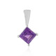 Moroccan Amethyst Silver Pendant