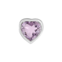 Rose de France Amethyst Silver Pendant