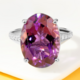 Zambian Amethyst Silver Ring