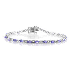 Tanzanite Silver Bracelet