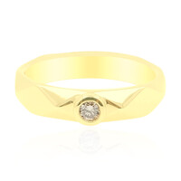 9K SI2 Champagne Diamond Gold Ring (de Melo)